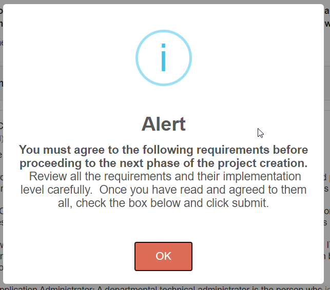 This is a pop up with the word Alert at the top of the screen.